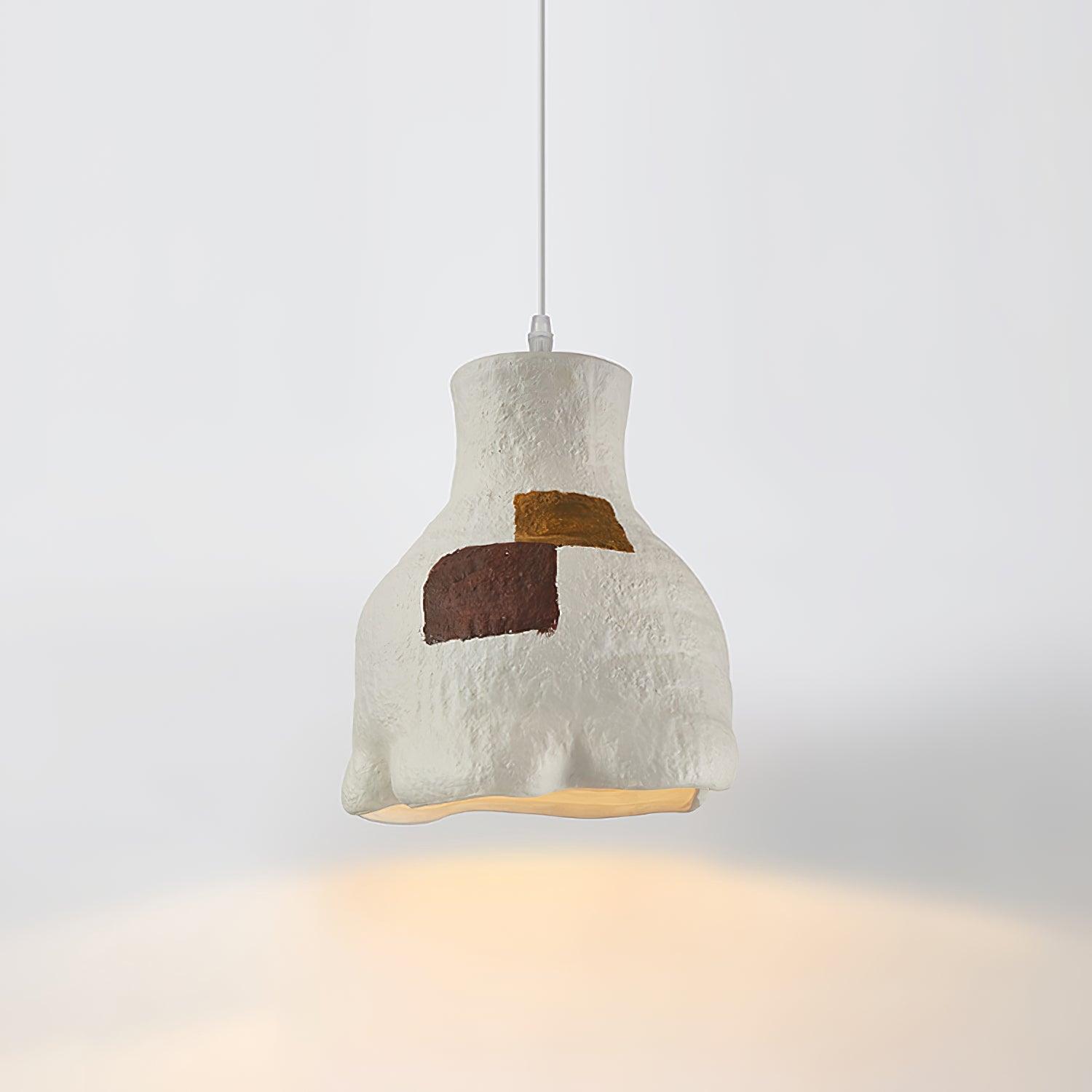 Terra Rustikale Pendelleuchte aus Kunstharz-Letslighting