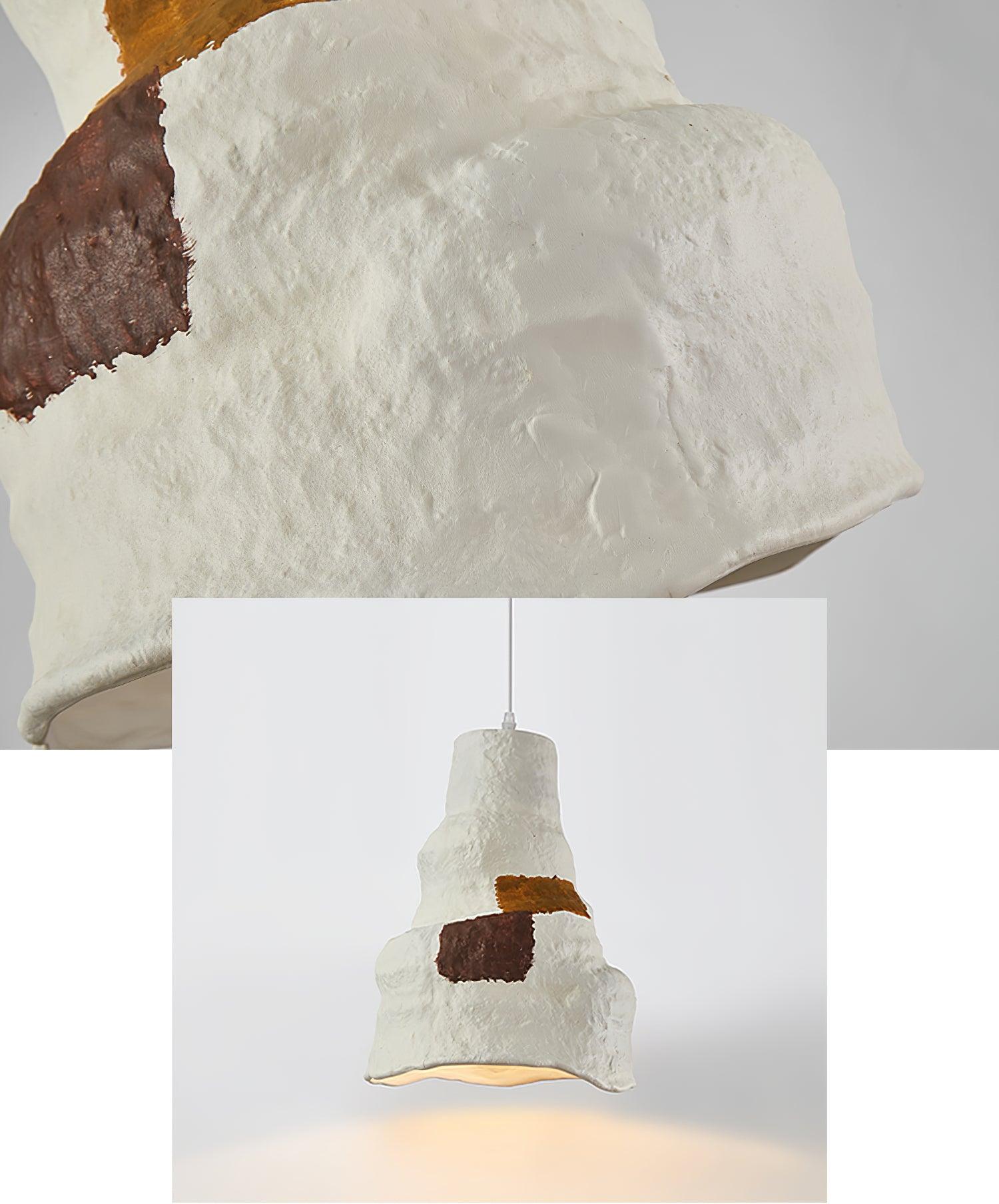 Terra Rustikale Pendelleuchte aus Kunstharz-Letslighting