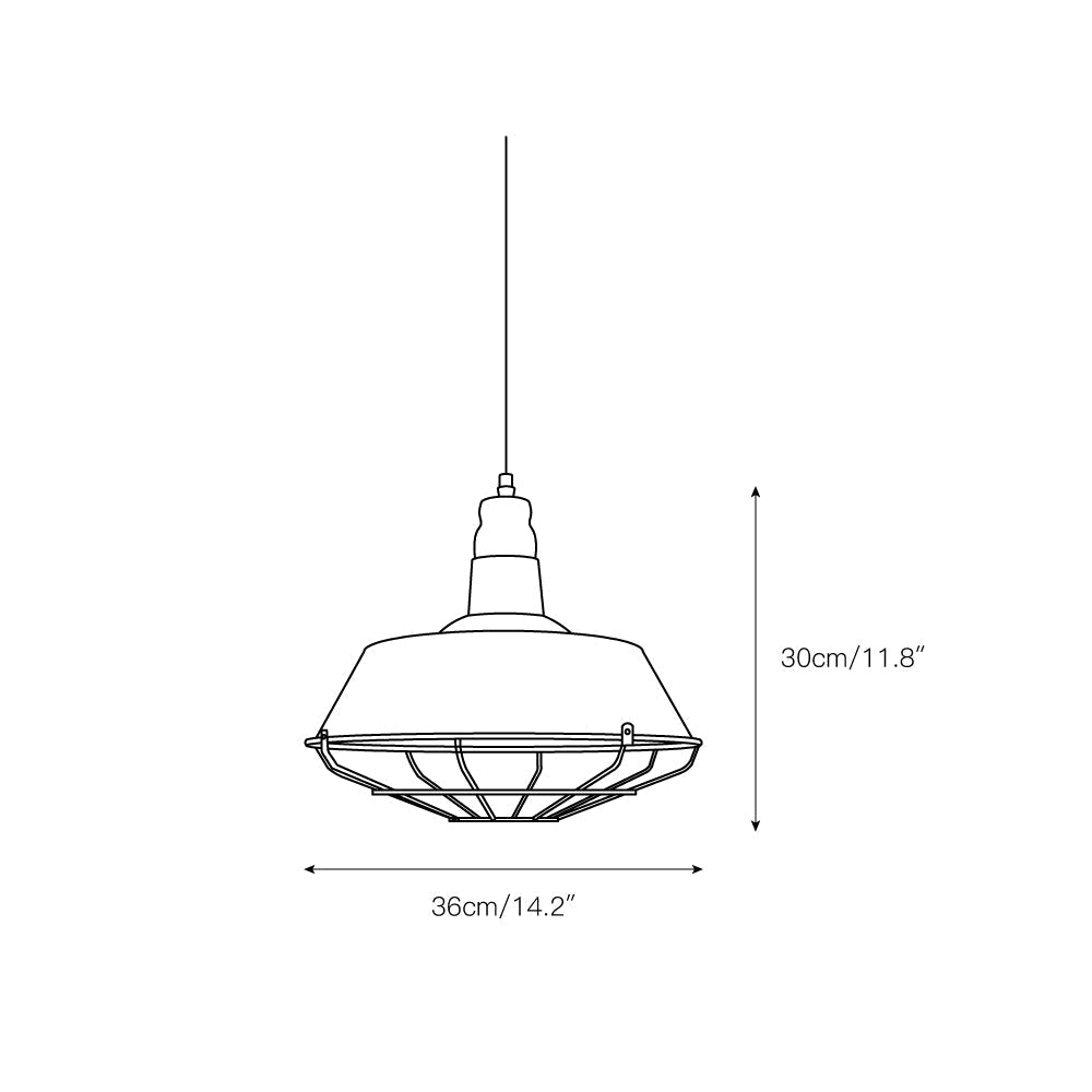 Cobal Colire Art Vintage Pendelleuchte-Letslighting