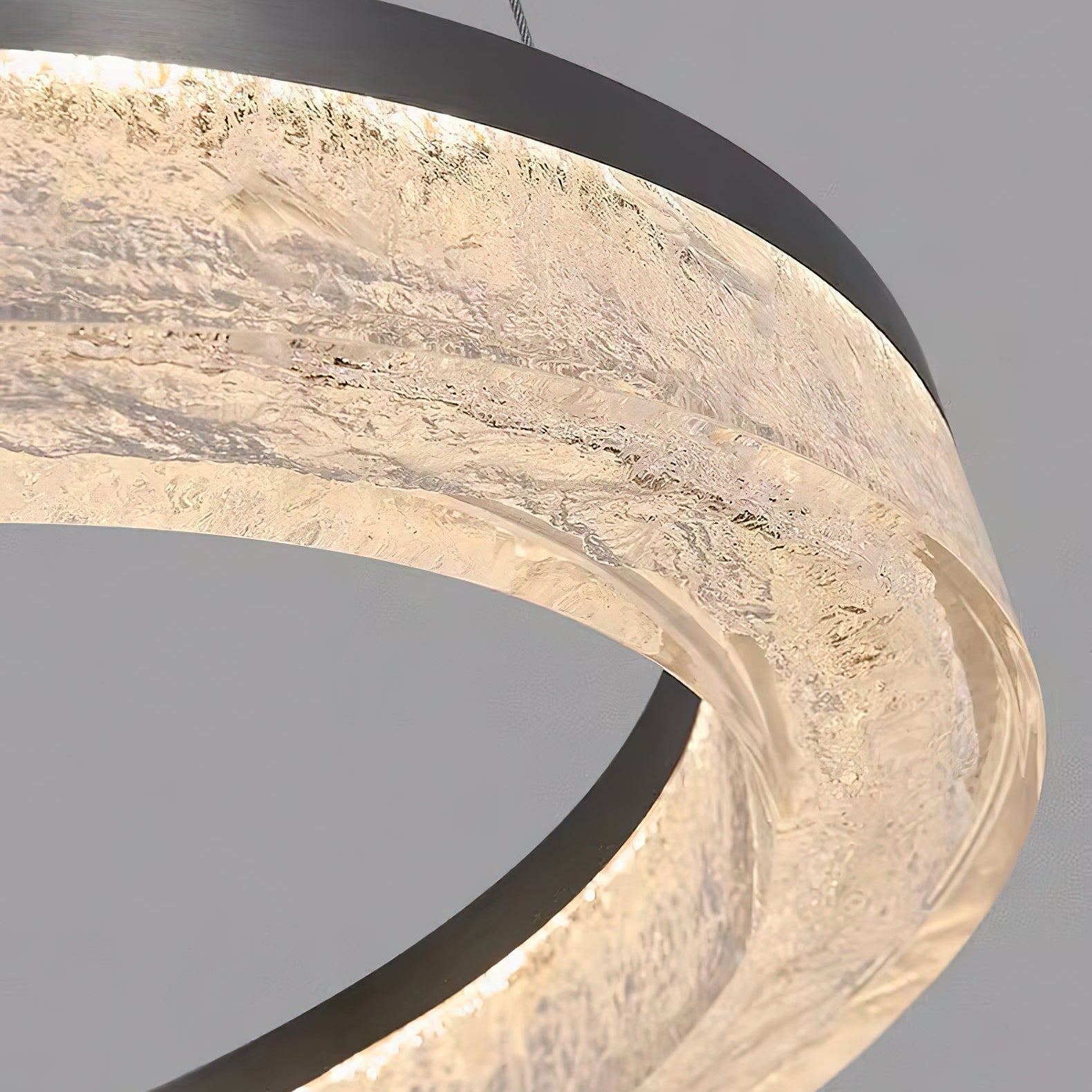 Idyll Harz Minimalistisch Rund LED Kronleuchter-Letslighting