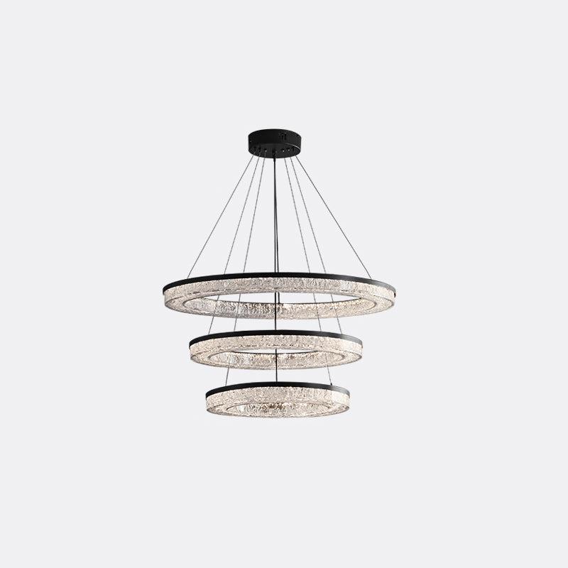Idyll Harz Minimalistisch Rund LED Kronleuchter-Letslighting