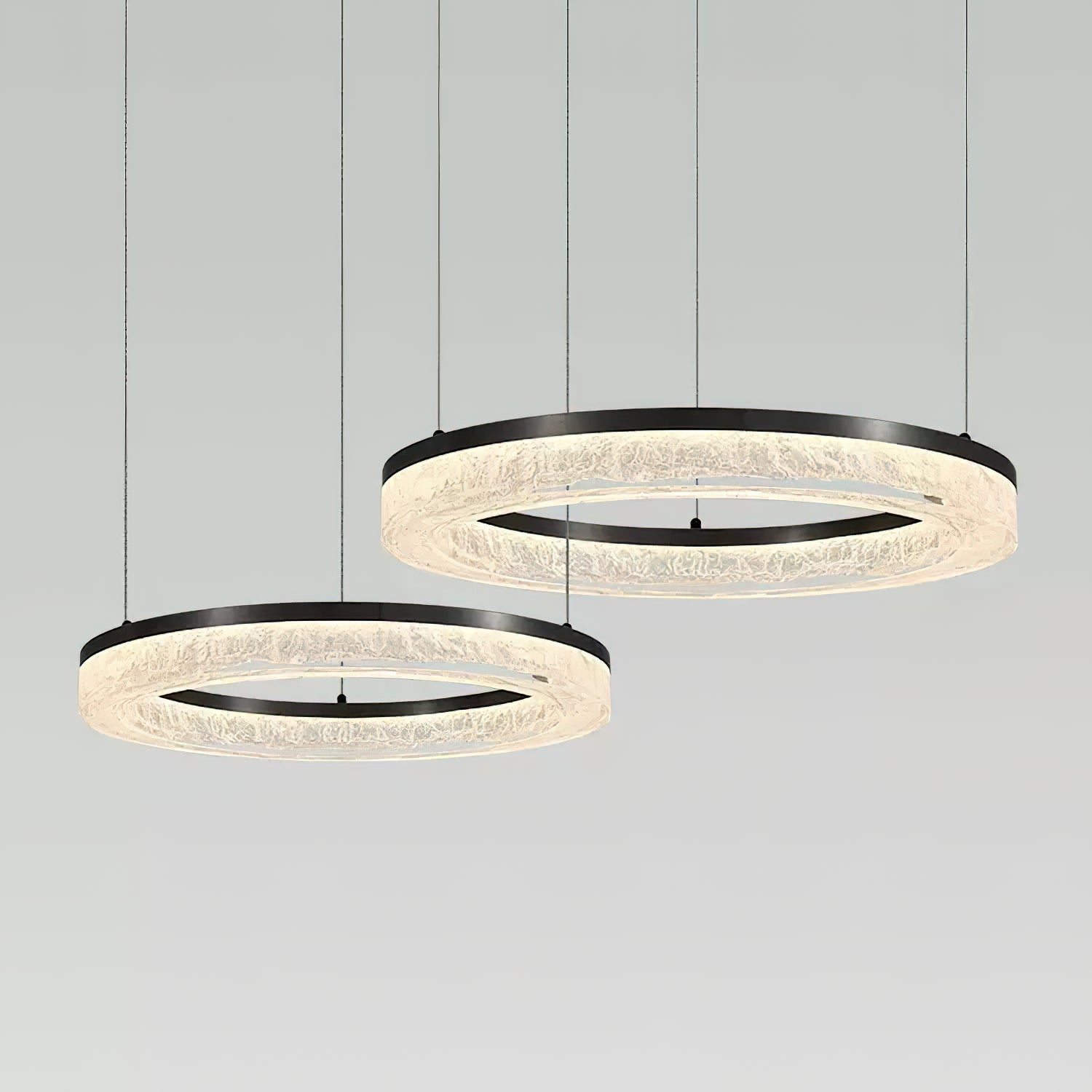 Idyll Harz Minimalistisch Rund LED Kronleuchter-Letslighting