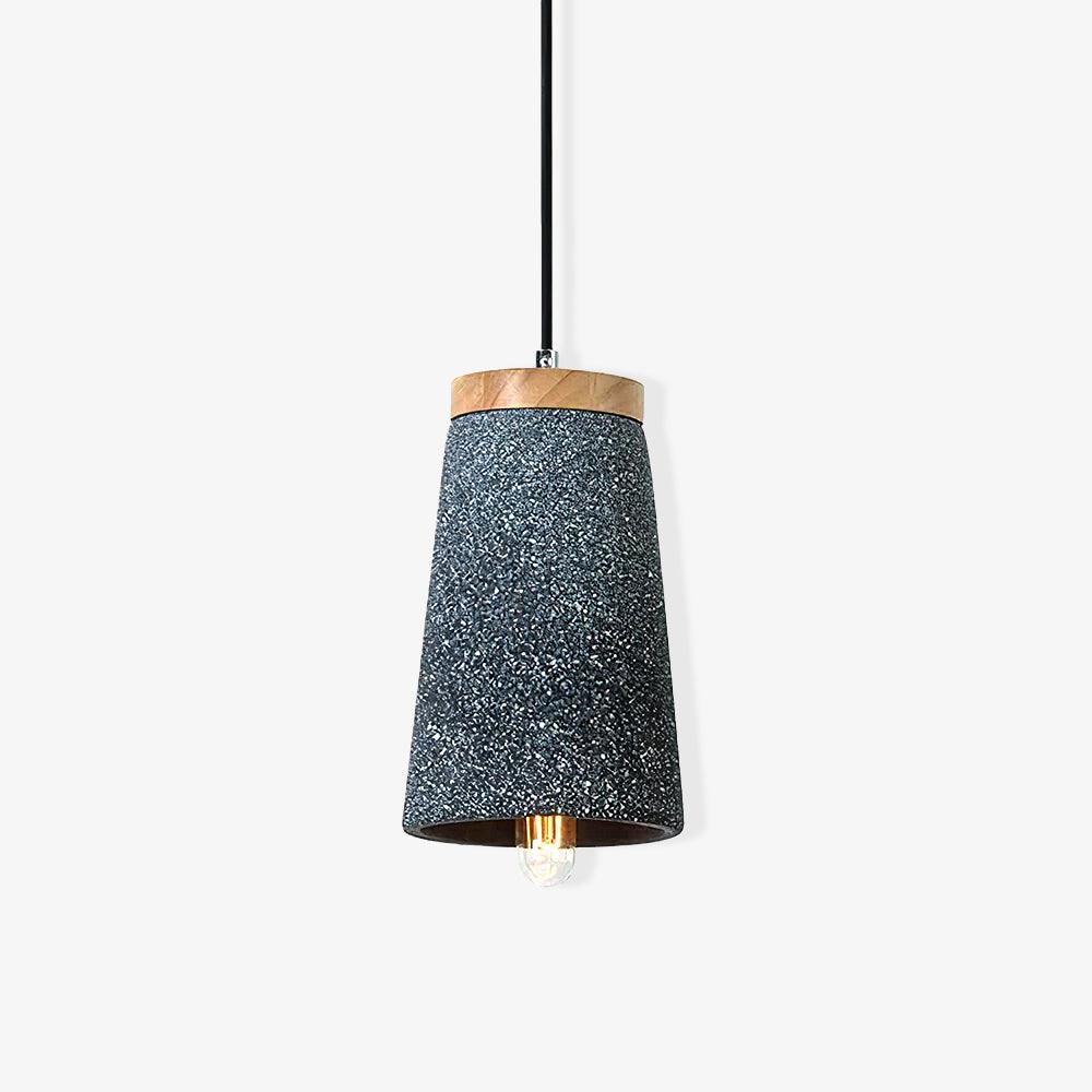 Althere Holz Zement Pendelleuchte Leuchte-Letslighting