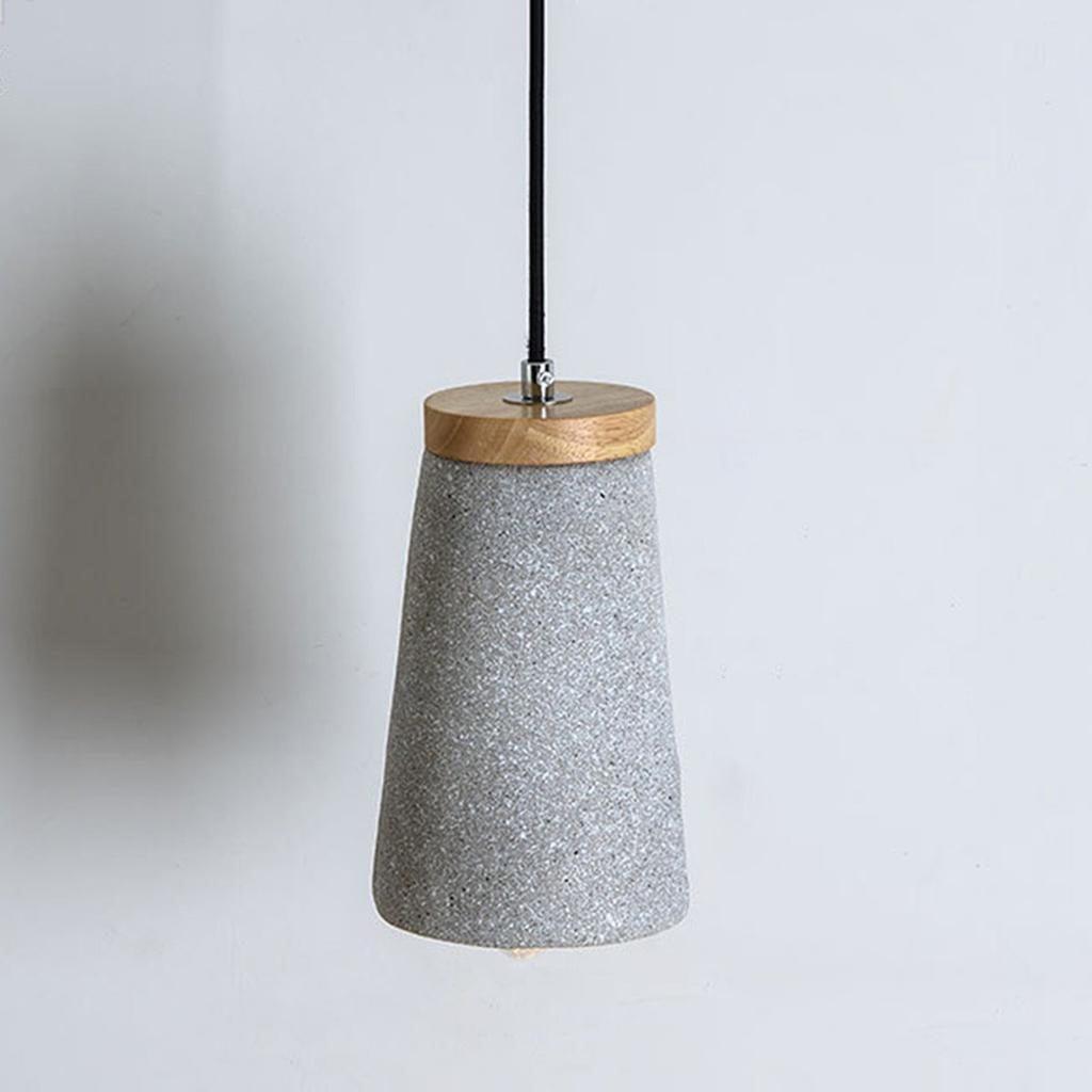 Althere Holz Zement Pendelleuchte Leuchte-Letslighting