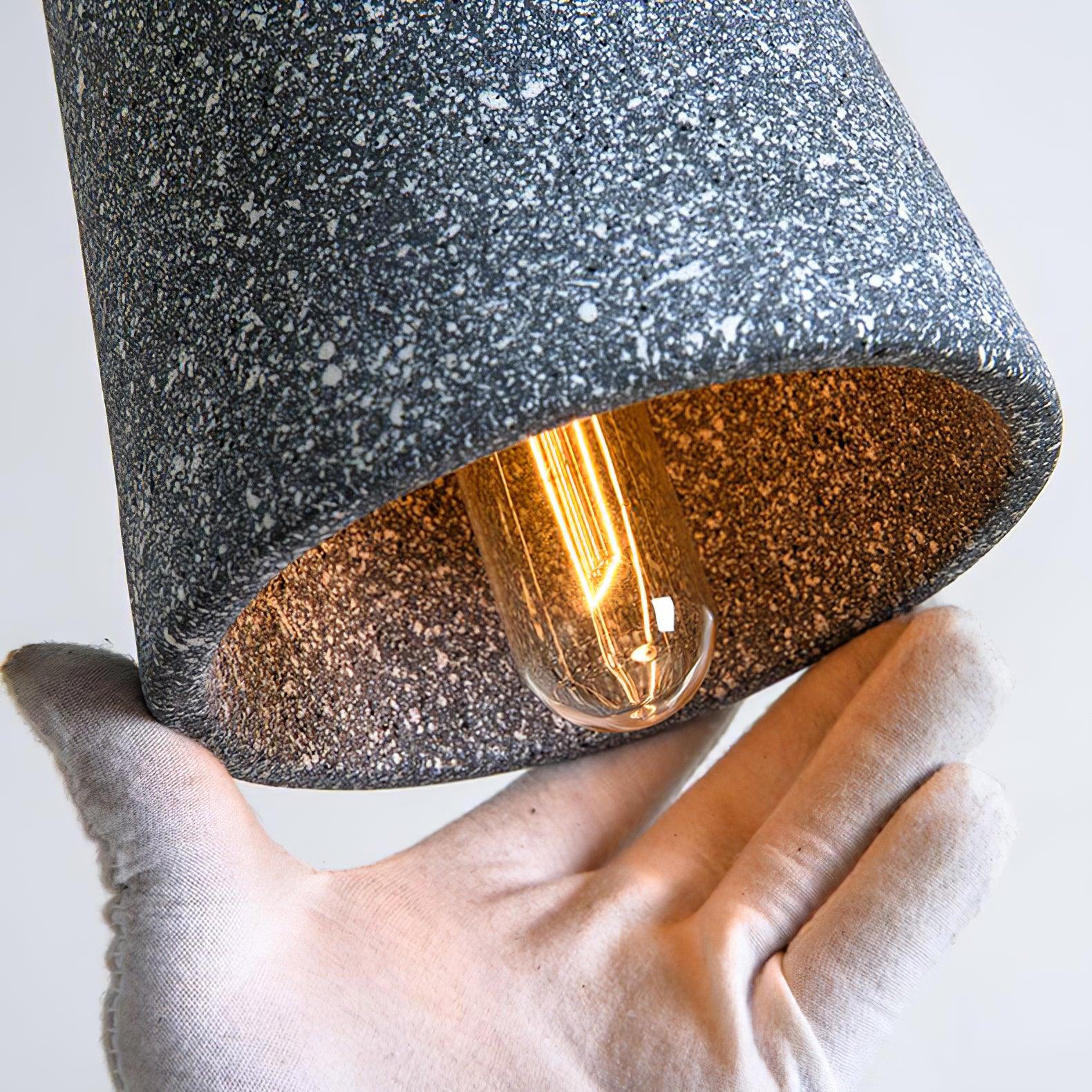 Althere Holz Zement Pendelleuchte Leuchte-Letslighting