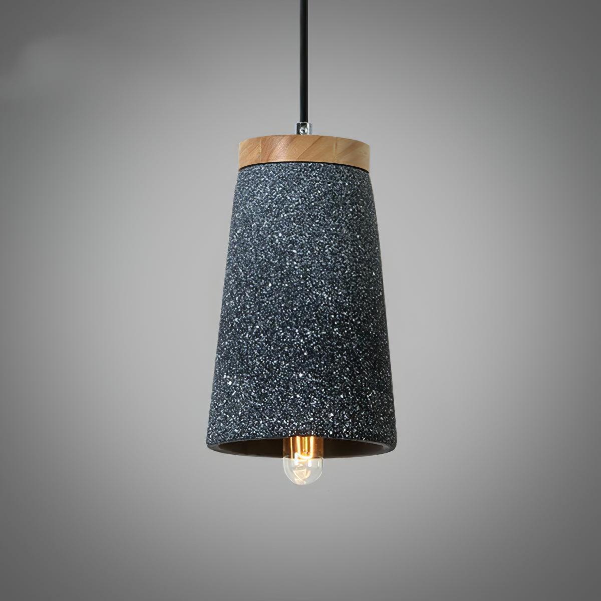 Althere Holz Zement Pendelleuchte Leuchte-Letslighting