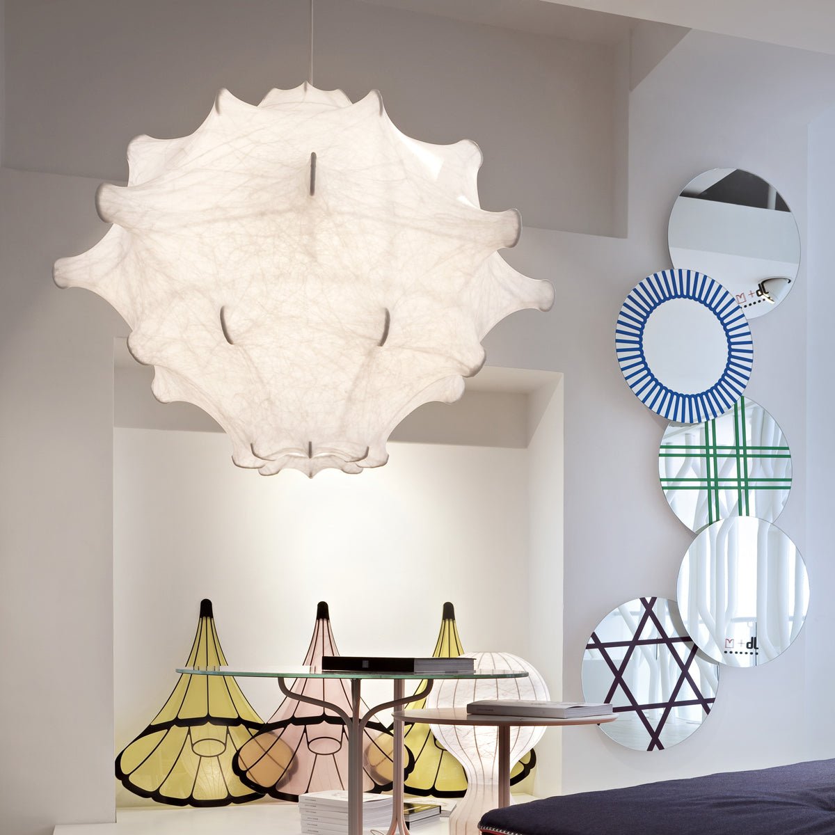 Lumina Zeitgemäß Seide Pendelleuchte Lampe-Letslighting
