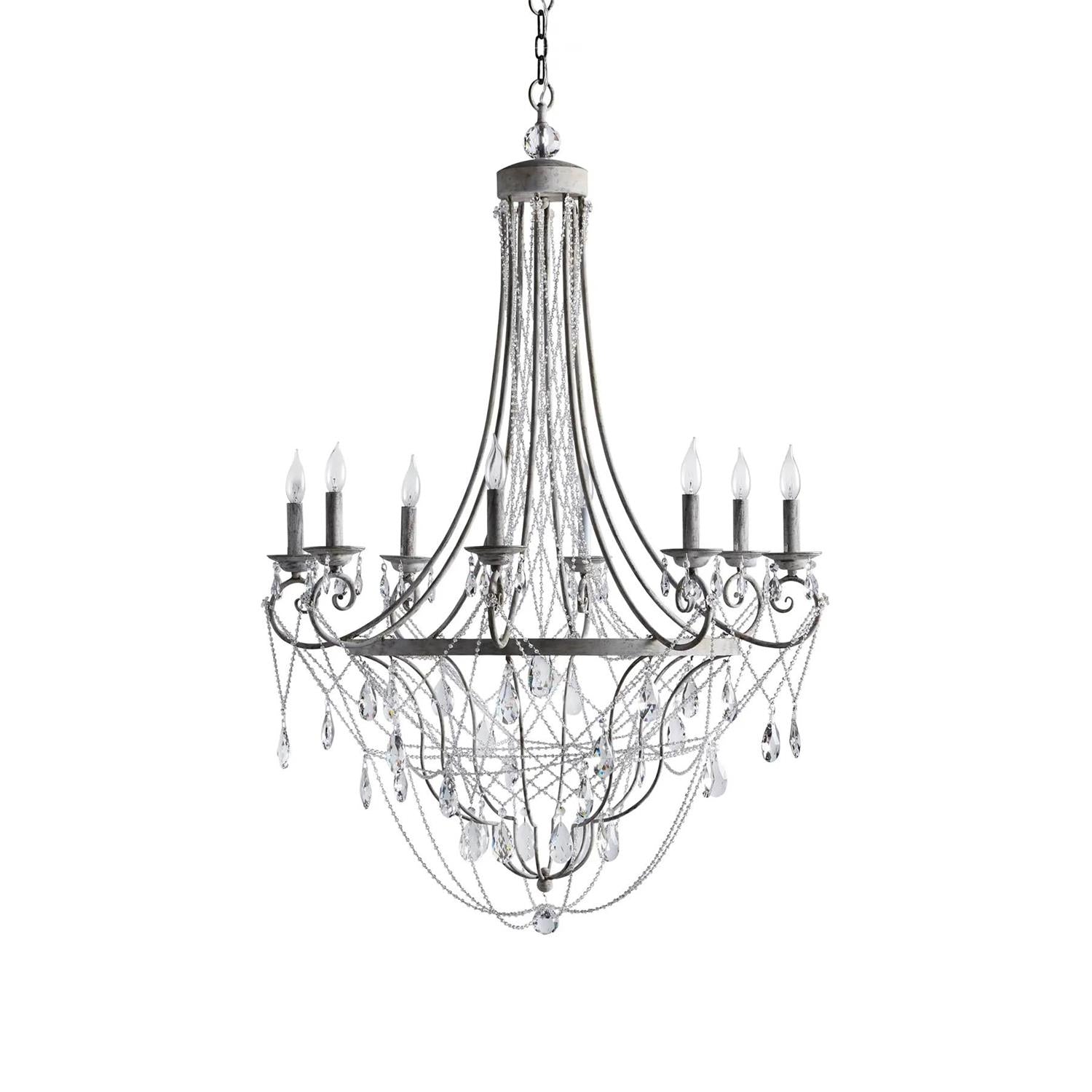 Luster Traditioneller industrieller Vintage-Kristallleuchter-Letslighting