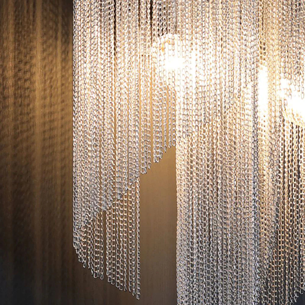 Arisha Modern LED Wandleuchte Silber Schlaf/Wohnzimmer Innen Metall