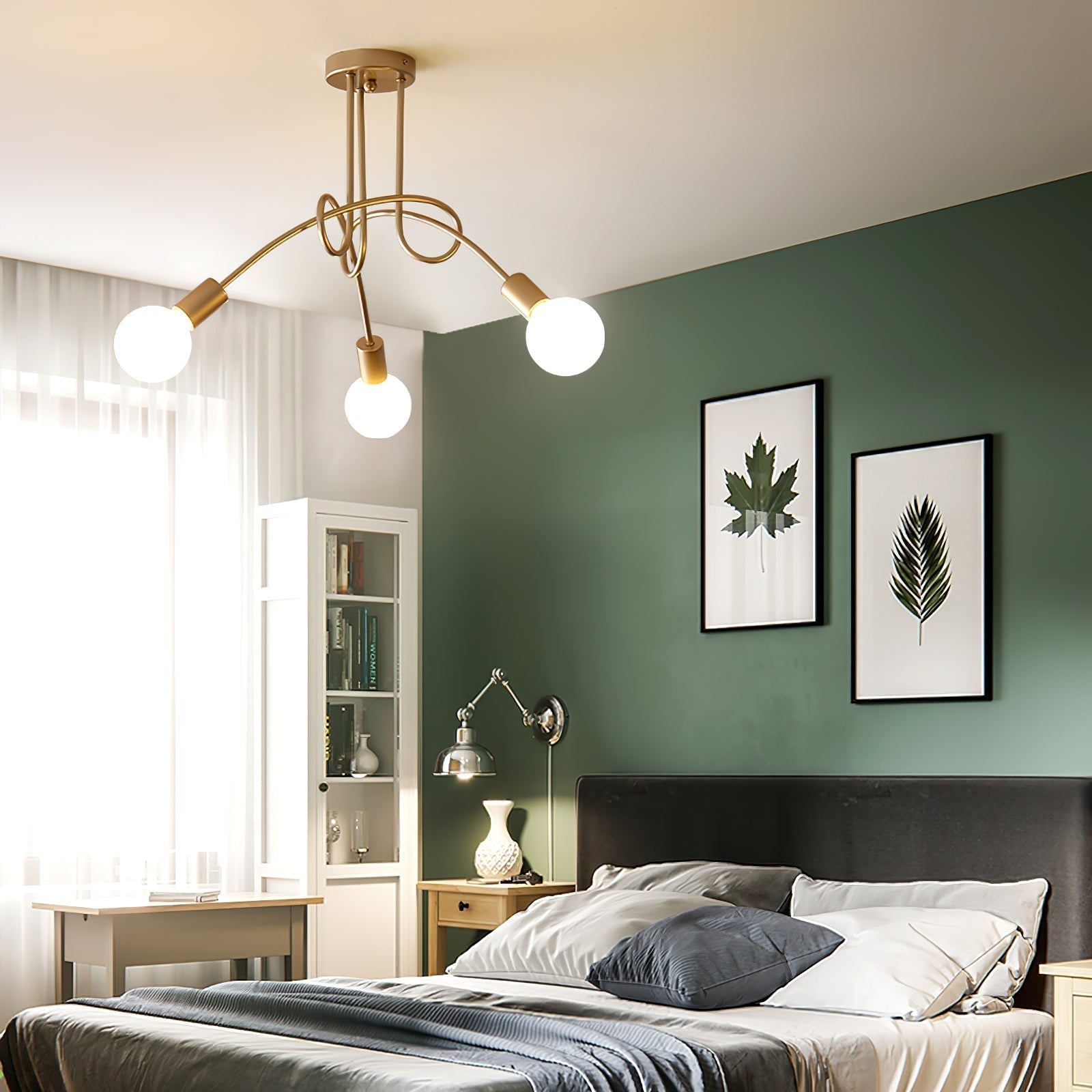 Oasis Art Sputnik Glas Deckenlampe-Letslighting