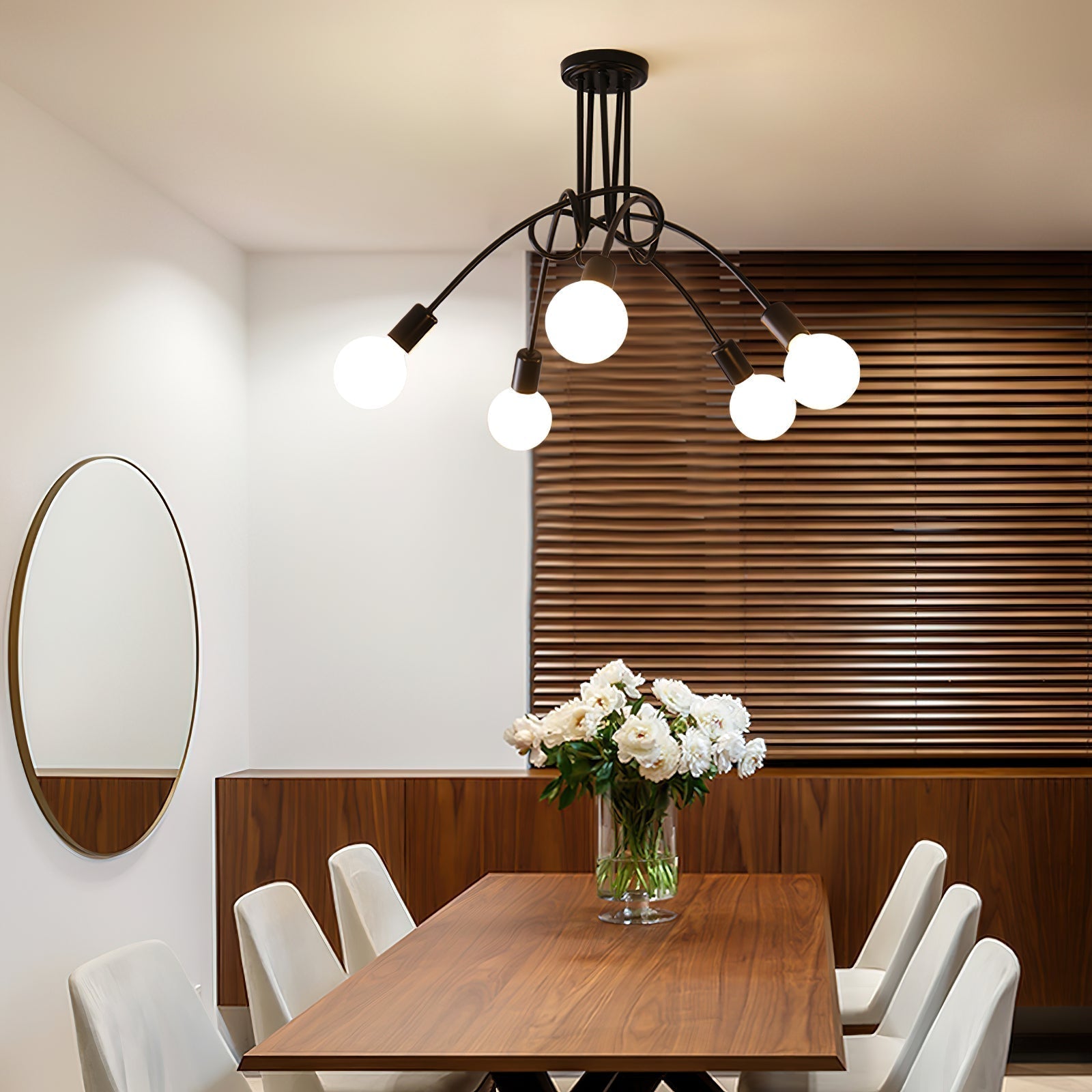 Oasis Art Sputnik Glas Deckenlampe-Letslighting