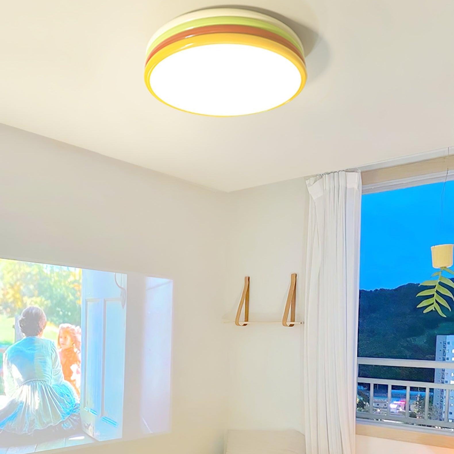 Glaya Bunte Stapel-Deckenleuchte