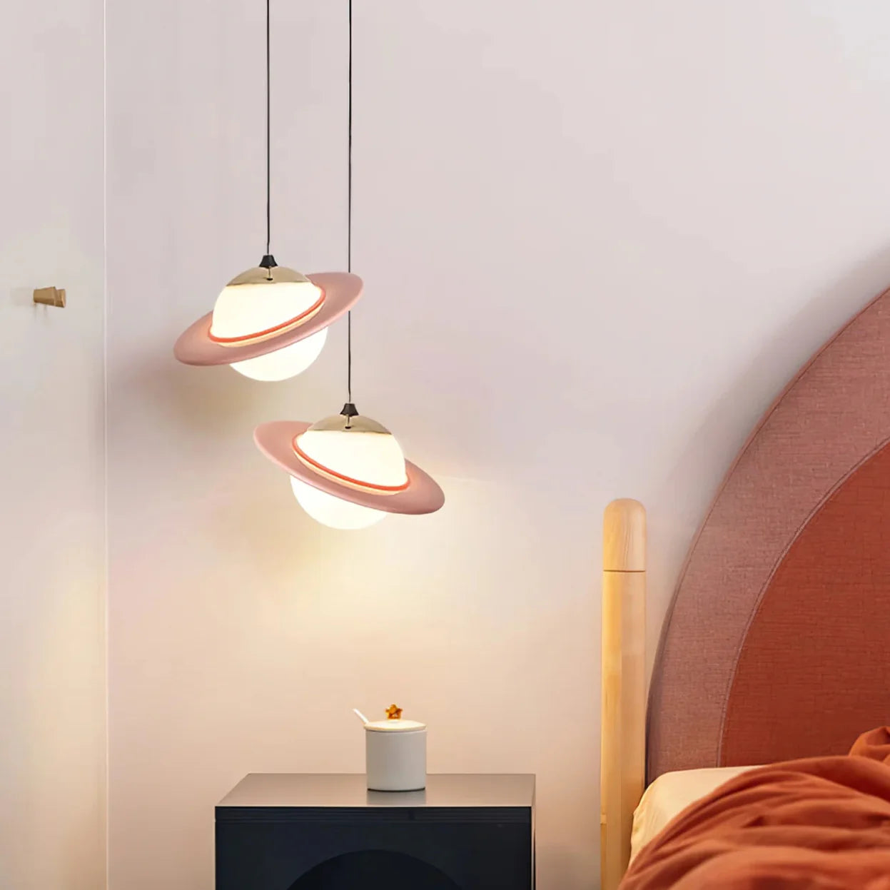Valentina Kreativ LED Pendelleuchte Glas Arbeits/Schlafzimmer