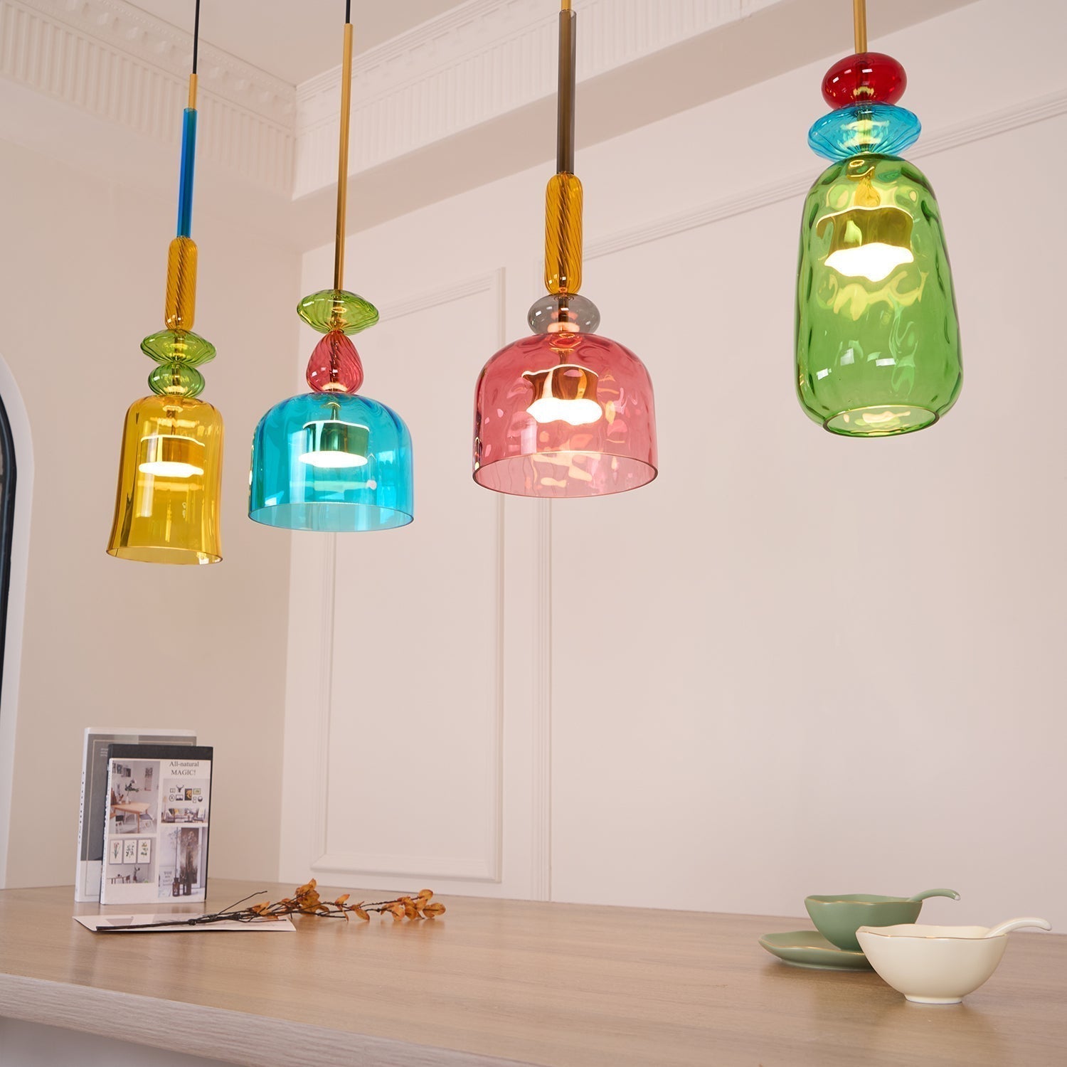 Muse Bohemian Glas Pendelleuchte-Letslighting