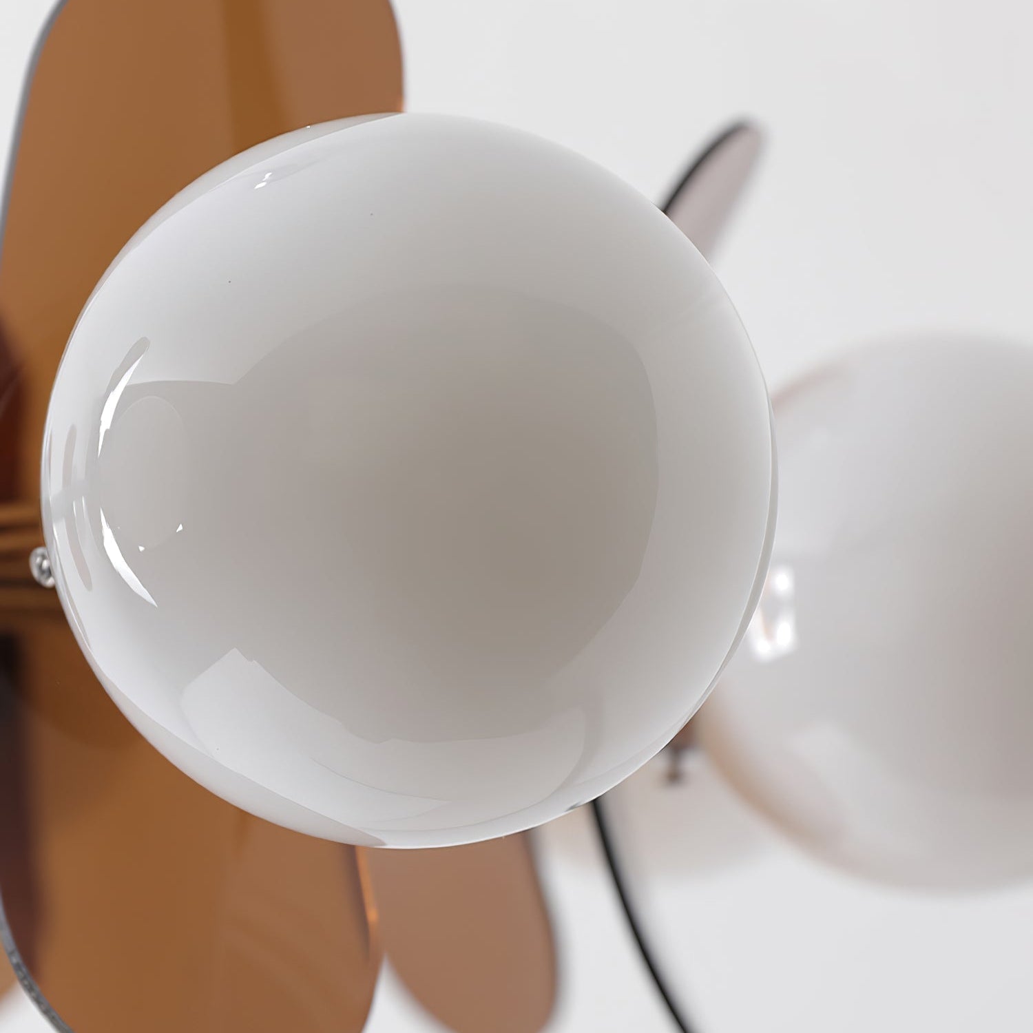 Prism Kreativer Sputnik Glas Kronleuchter Orange-Letslighting
