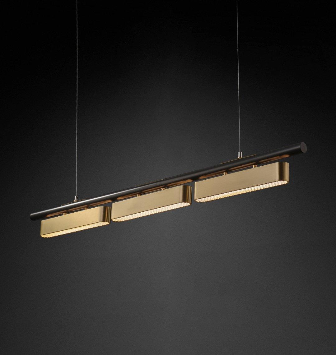 Elarain Pendelleuchte Messing Minimalistisch-Letslighting