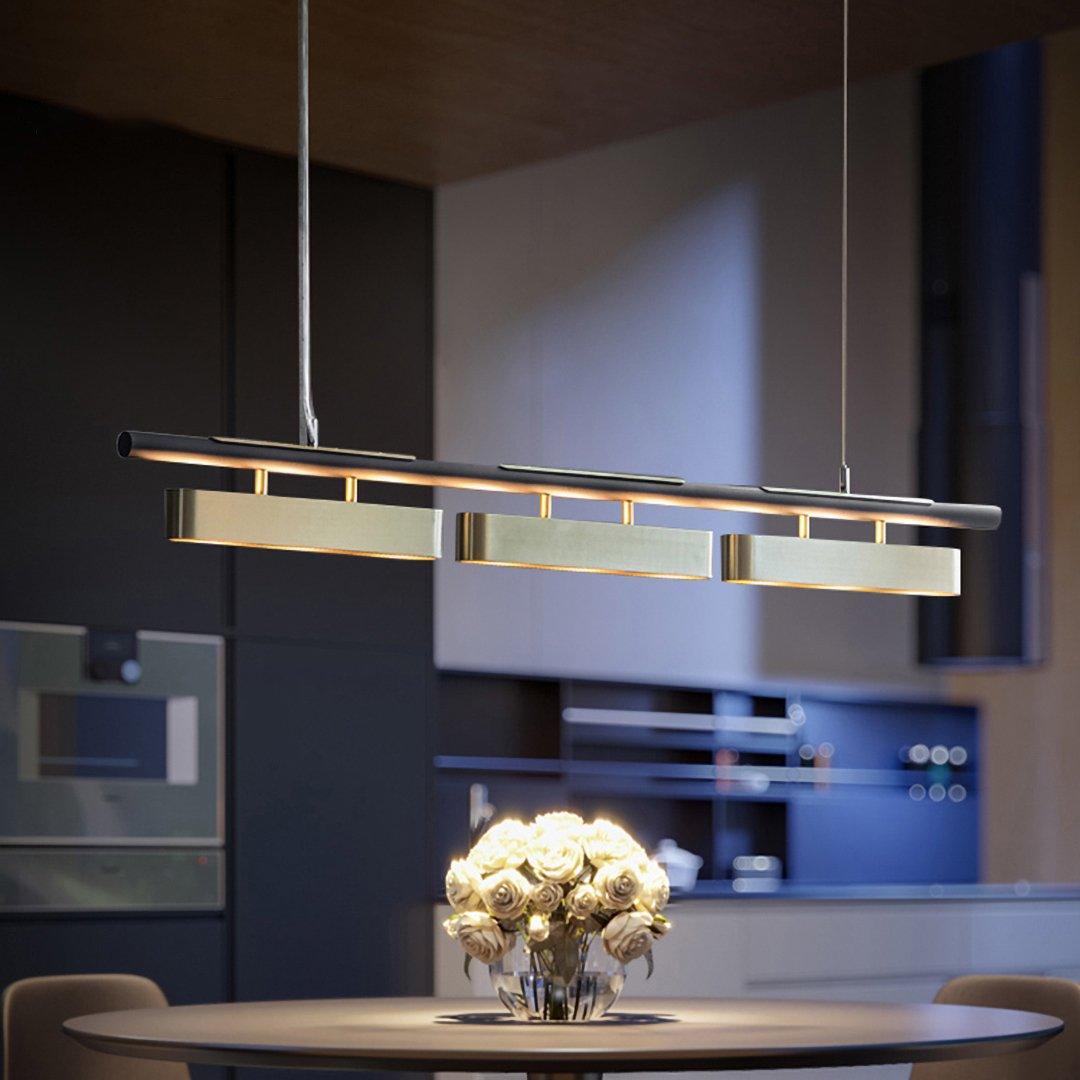 Elarain Pendelleuchte Messing Minimalistisch-Letslighting