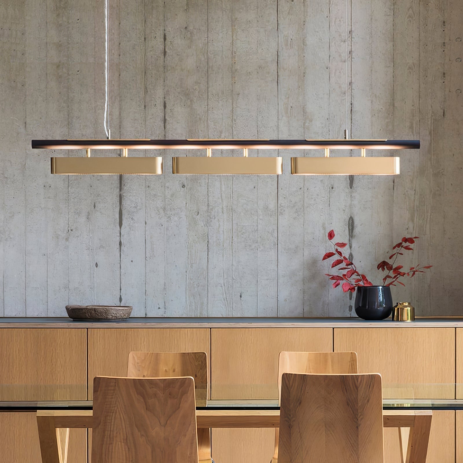 Elarain Pendelleuchte Messing Minimalistisch-Letslighting