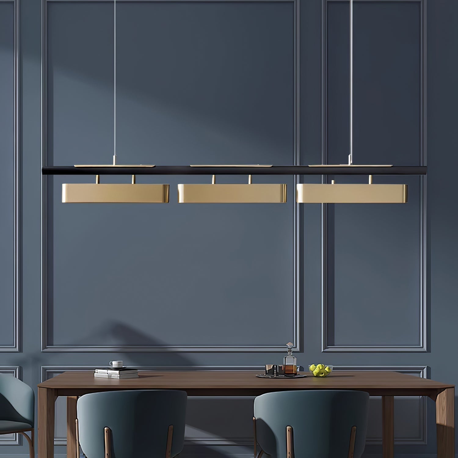 Elarain Pendelleuchte Messing Minimalistisch-Letslighting
