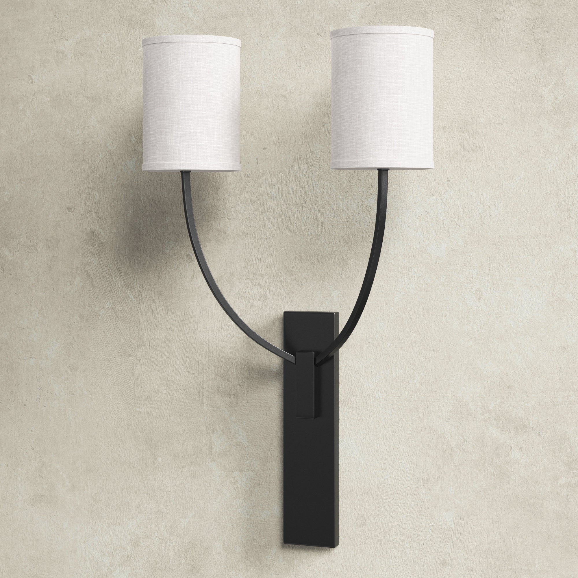Slate Moderne Wandleuchte aus Stoff-Letslighting