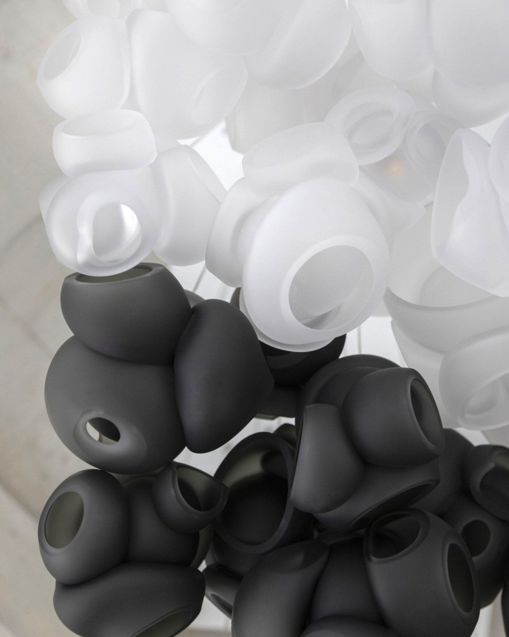 Zamarir Bubbles Cluster Metal Glass Pendant Light - Blowlighting