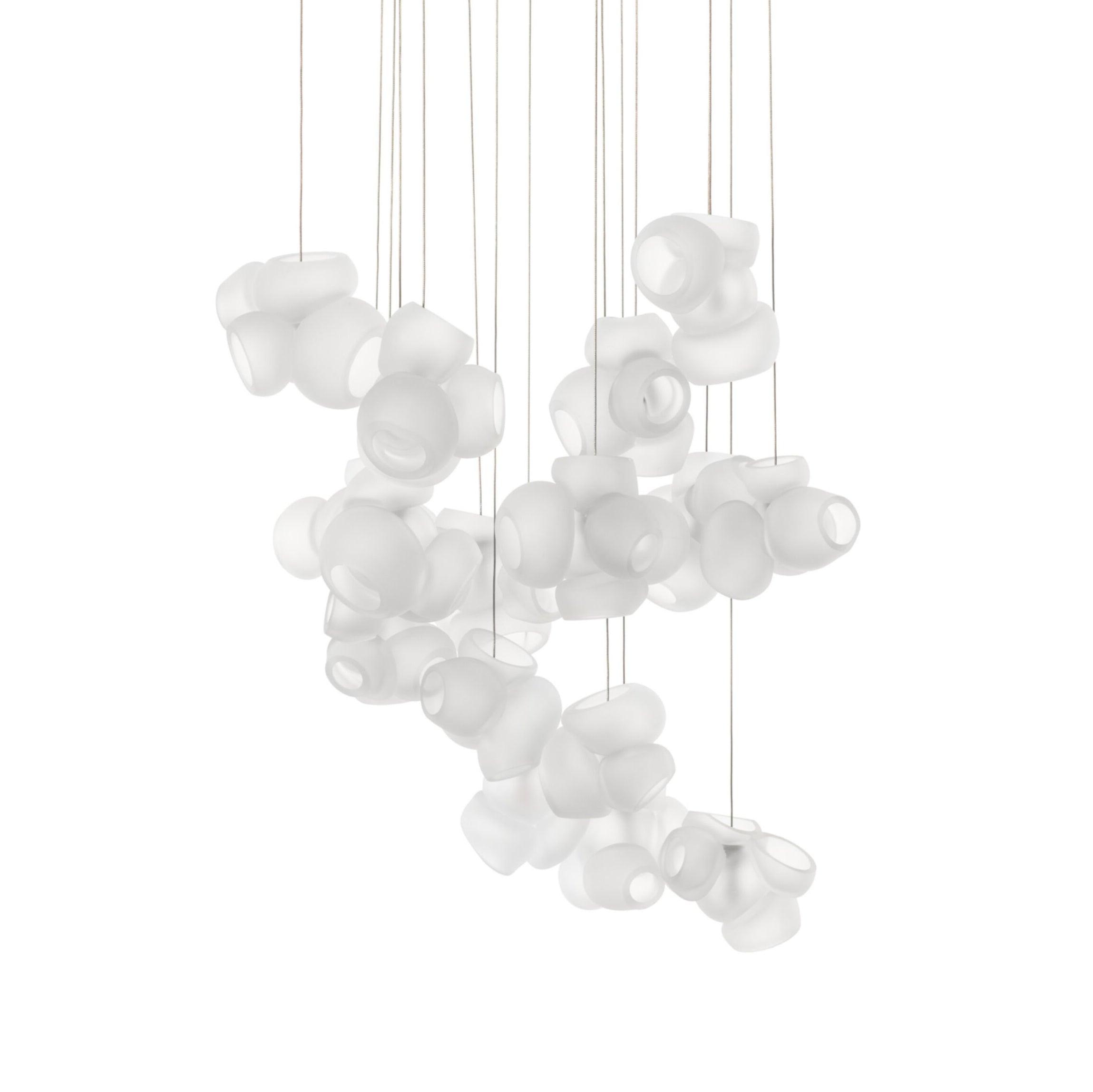 Zamarir Bubbles Cluster Metal Glass Pendant Light - Blowlighting