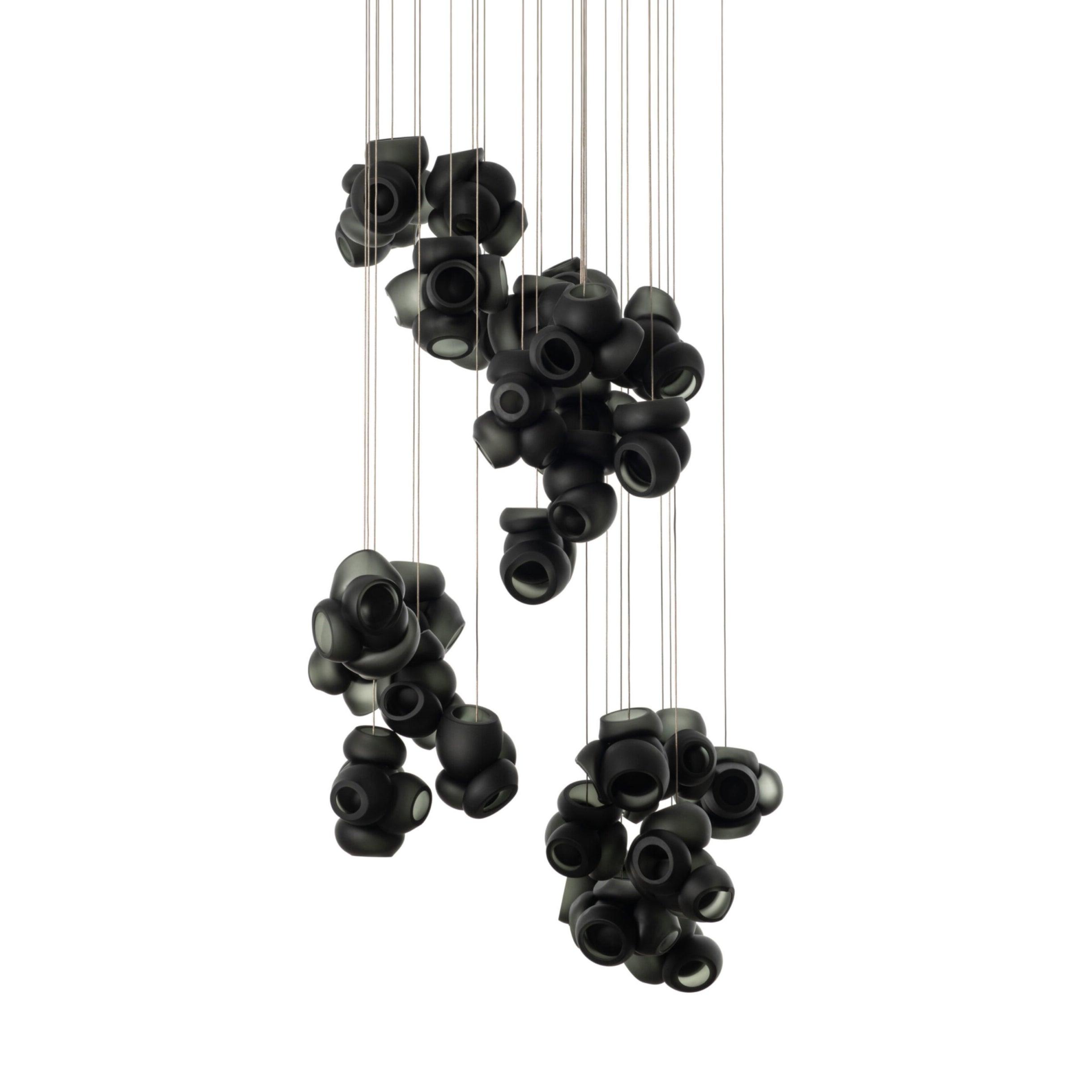 Zamarir Bubbles Cluster Metal Glass Pendant Light - Blowlighting