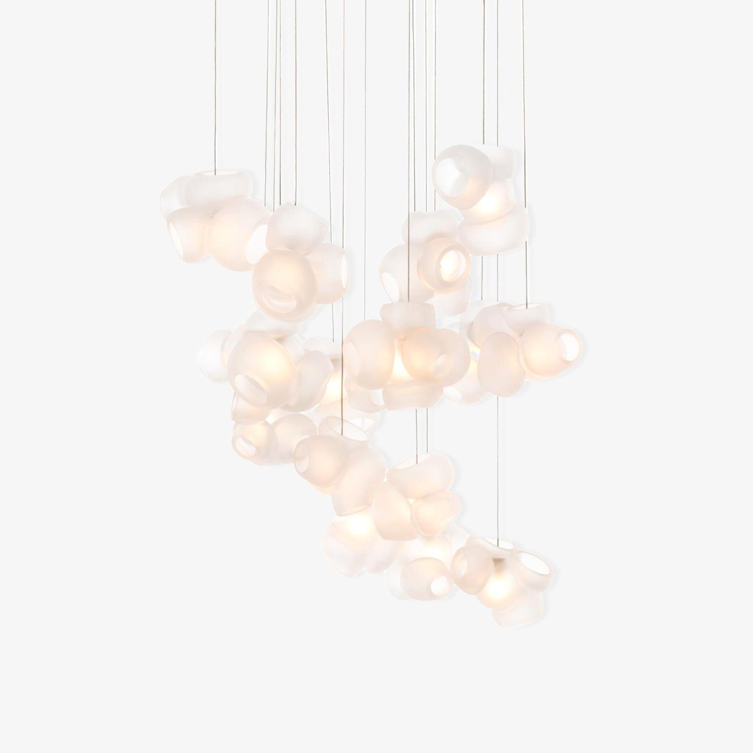 Zamarir Bubbles Cluster Metal Glass Pendant Light - Blowlighting