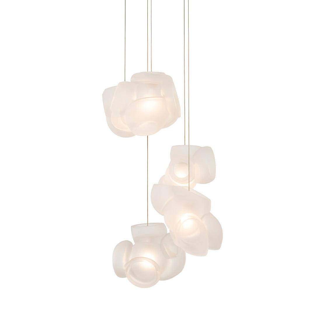 Zamarir Bubbles Cluster Metal Glass Pendant Light - Blowlighting