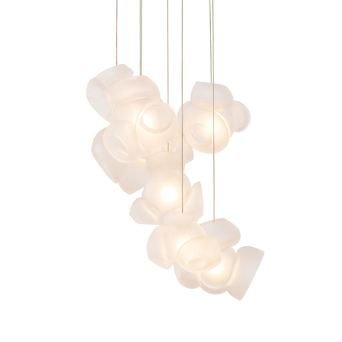 Zamarir Bubbles Cluster Metal Glass Pendant Light - Blowlighting