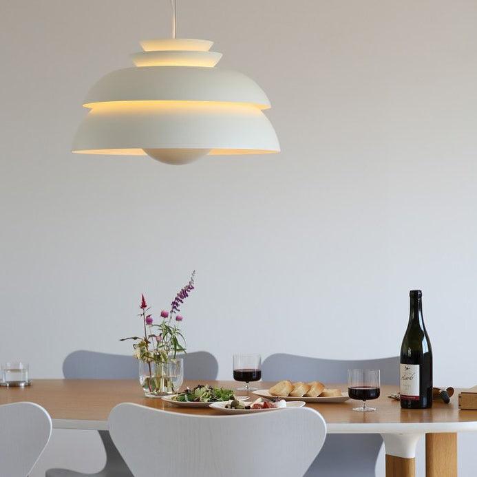 Orlenna Weiße skandinavische Pendelleuchte-Letslighting
