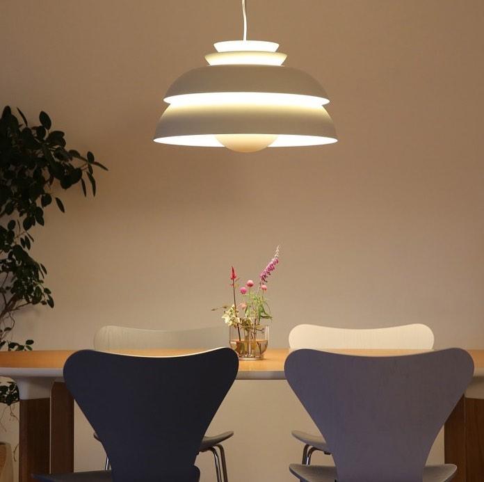 Orlenna Weiße skandinavische Pendelleuchte-Letslighting