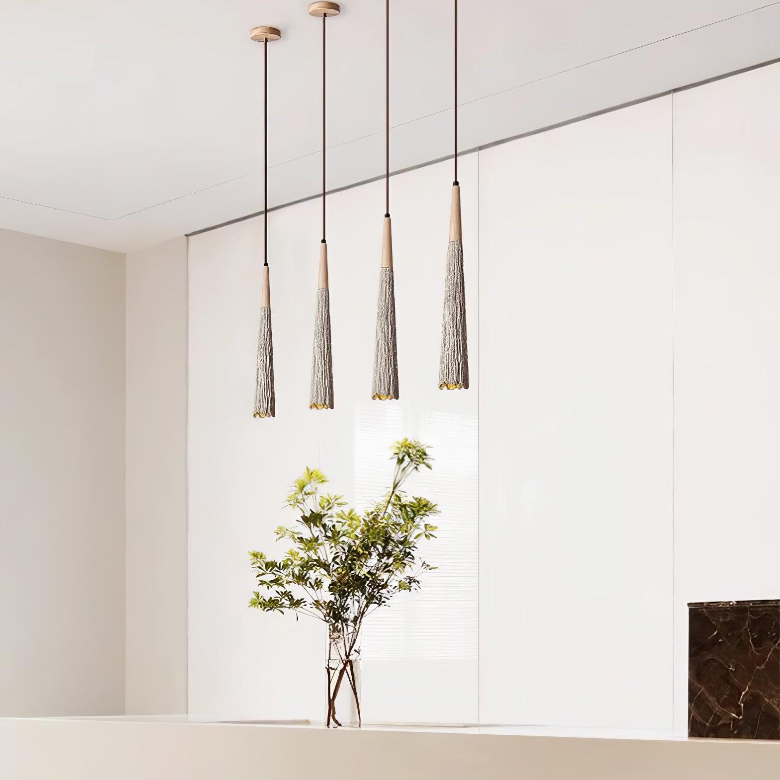Solara Beton Falten Pendelleuchte-Letslighting