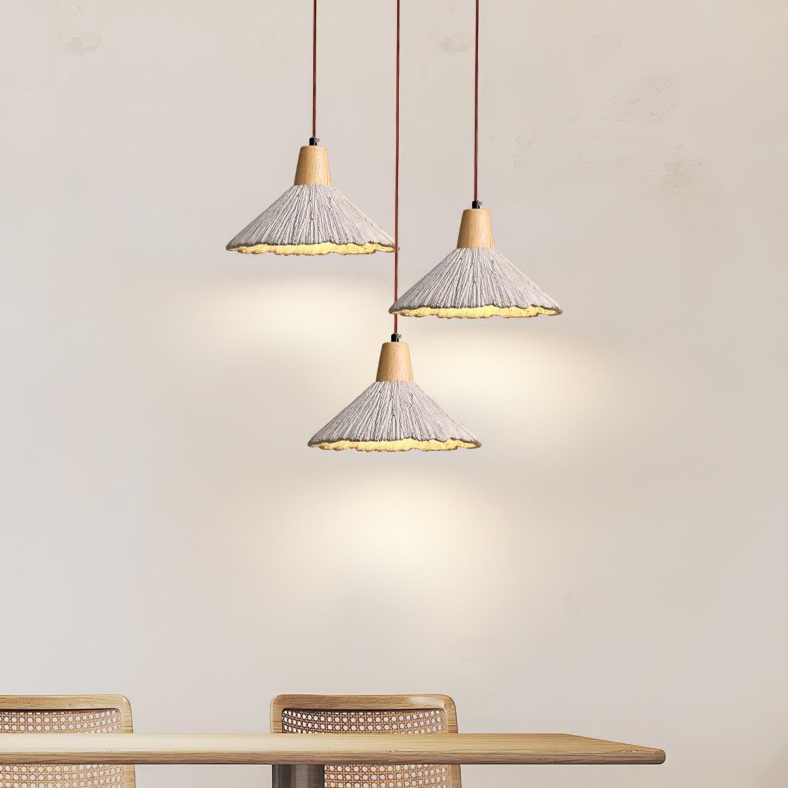 Solara Beton Falten Pendelleuchte-Letslighting