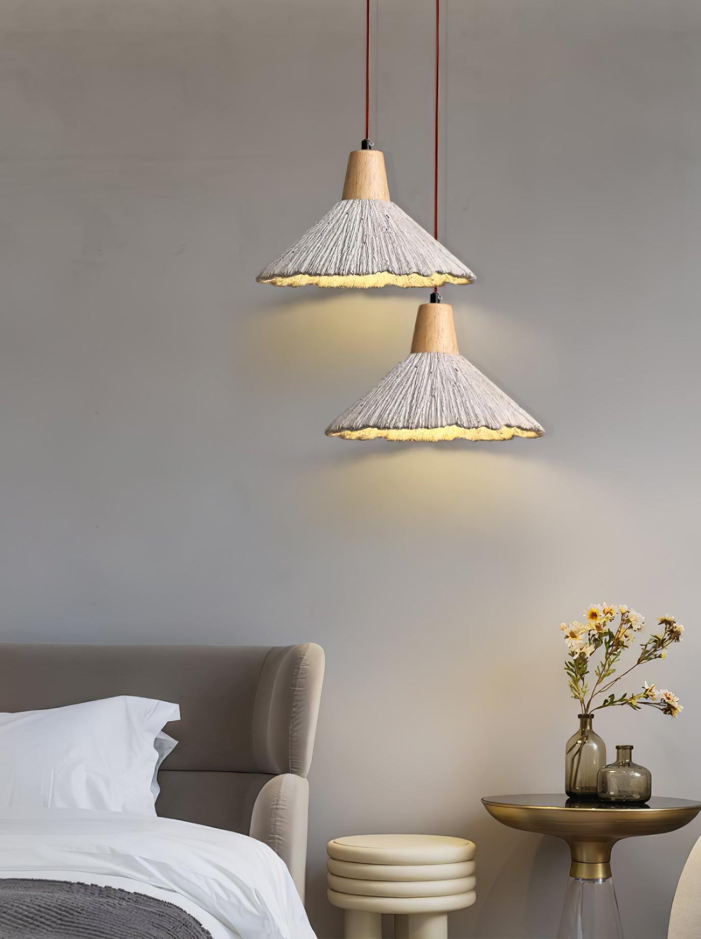 Solara Beton Falten Pendelleuchte-Letslighting