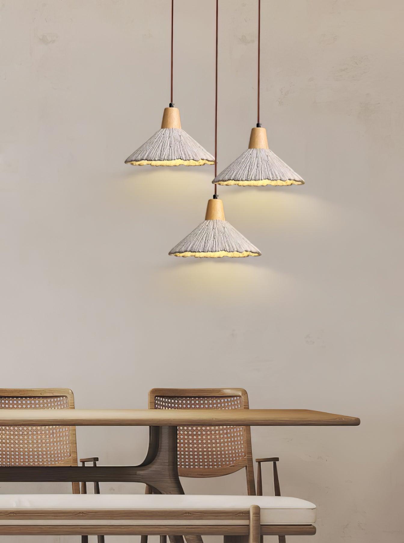 Solara Beton Falten Pendelleuchte-Letslighting