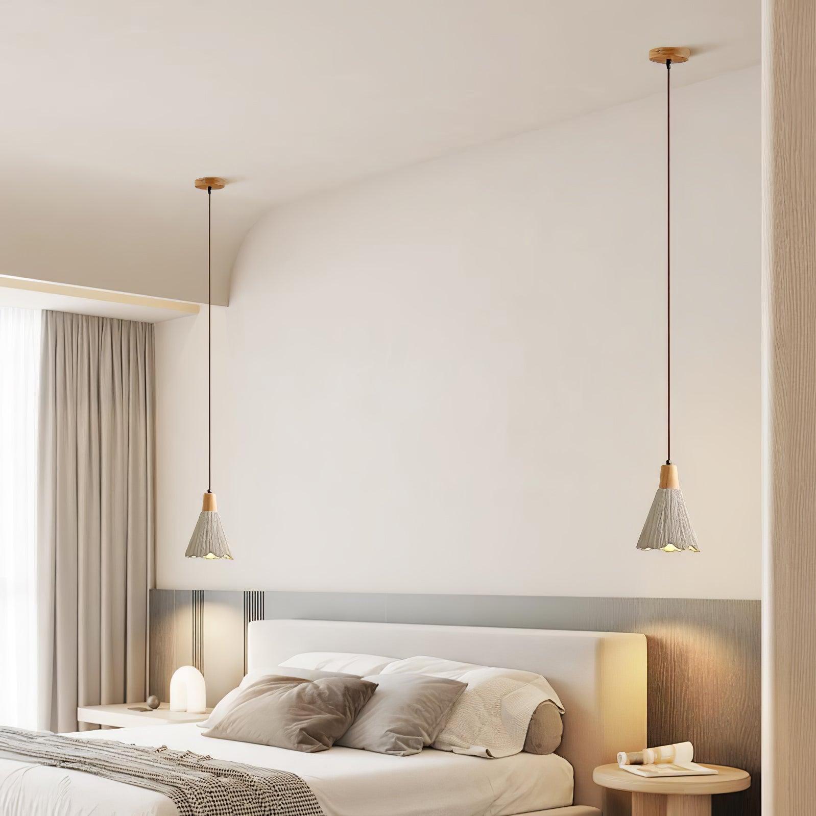 Solara Beton Falten Pendelleuchte-Letslighting