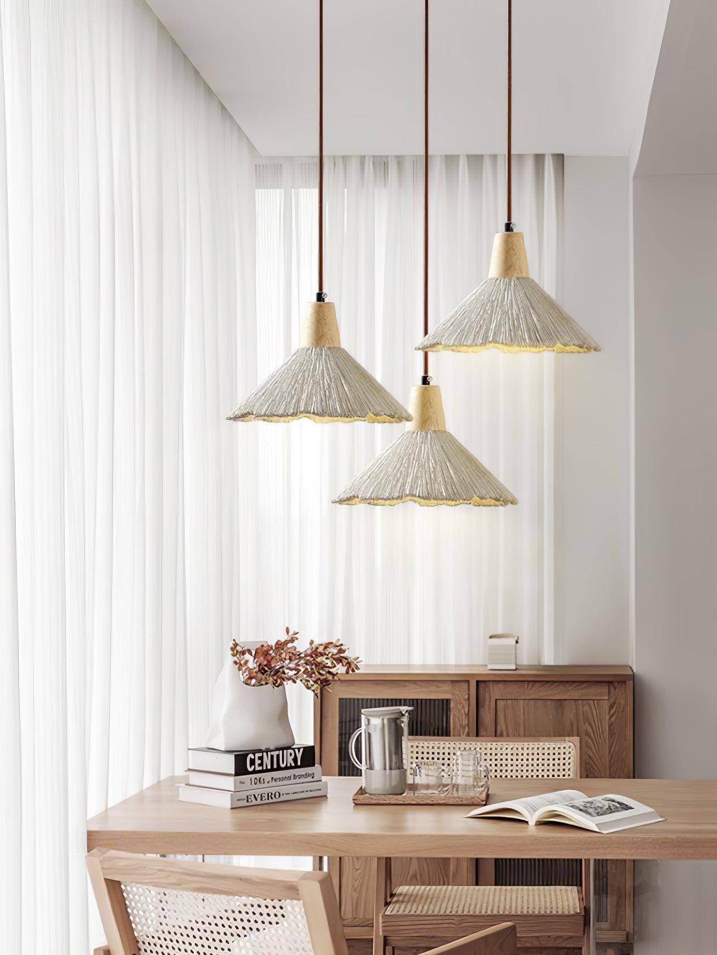 Solara Beton Falten Pendelleuchte-Letslighting