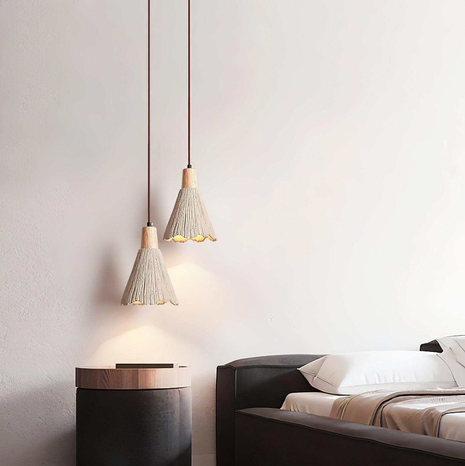 Solara Beton Falten Pendelleuchte-Letslighting