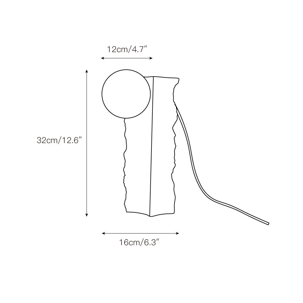 Conduit Travertine Table Lamp - Letslighting