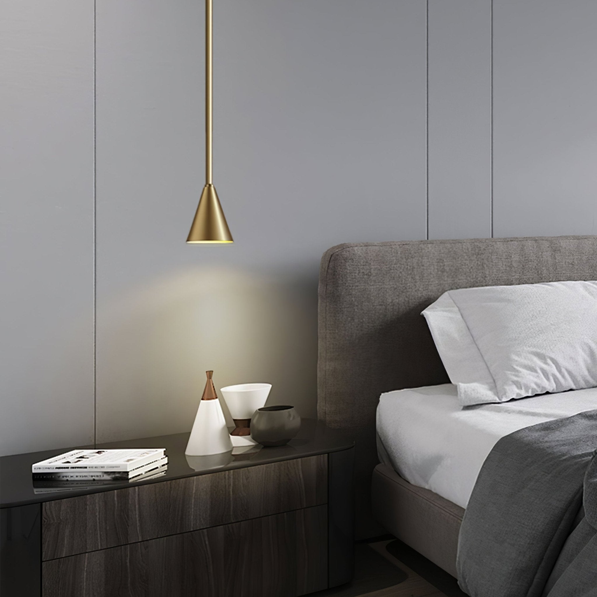 Cutheion Moderne minimalistische Pendelleuchte aus Messing-Letslighting