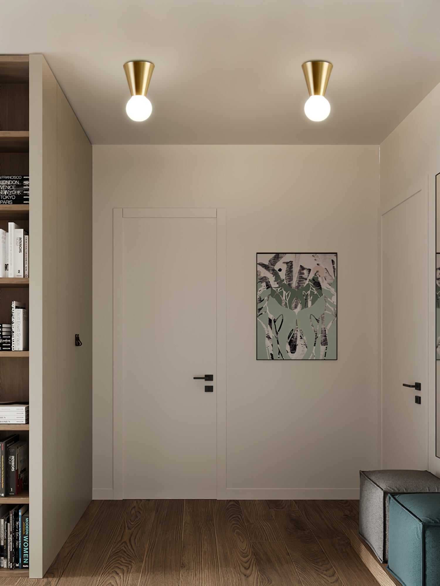 Nycareth Moderne Minimalistische Deckenleuchte aus Glas-Letslighting