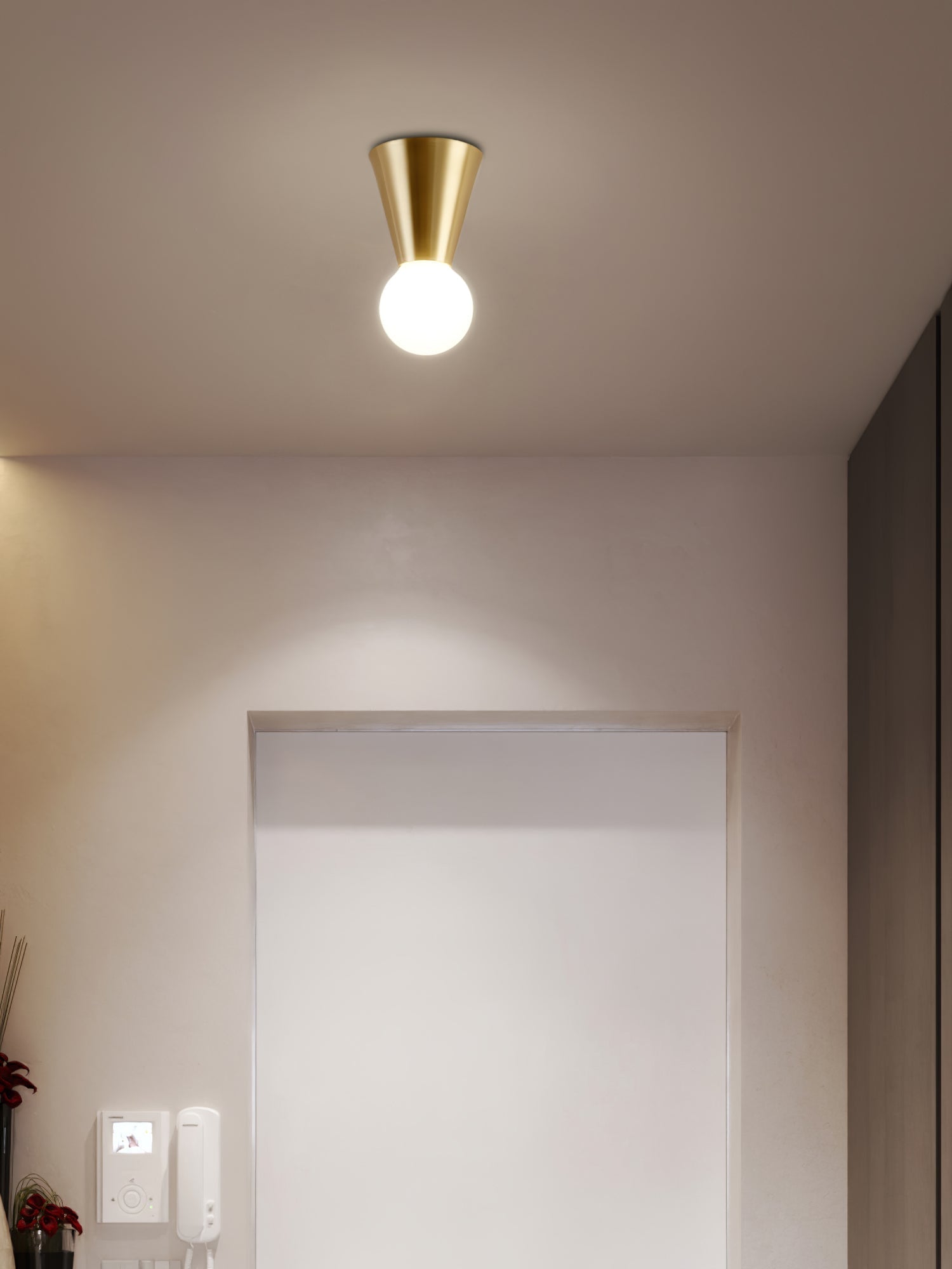 Nycareth Moderne Minimalistische Deckenleuchte aus Glas-Letslighting