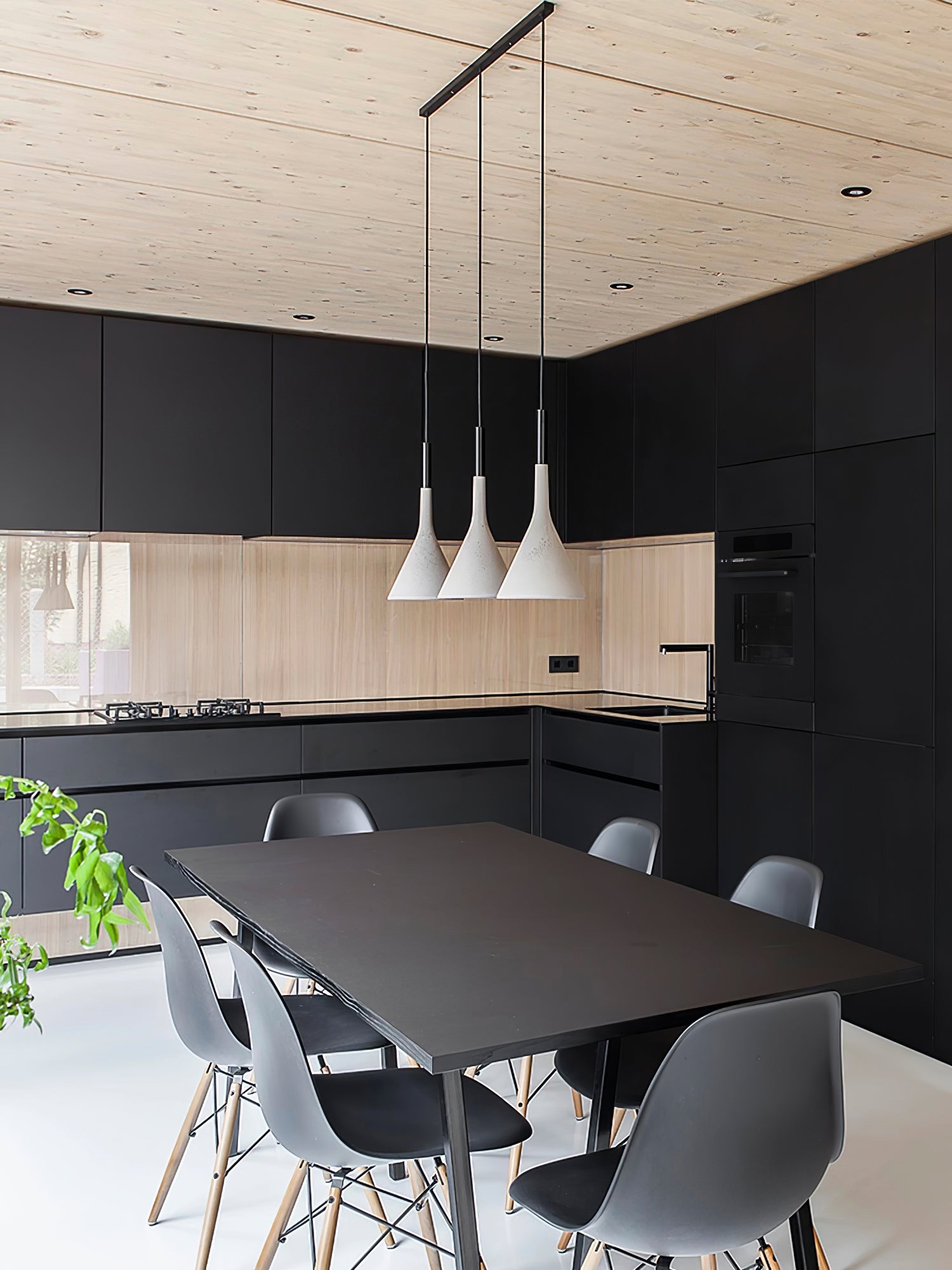 Conical Concrete Pendant Light - Blowlighting