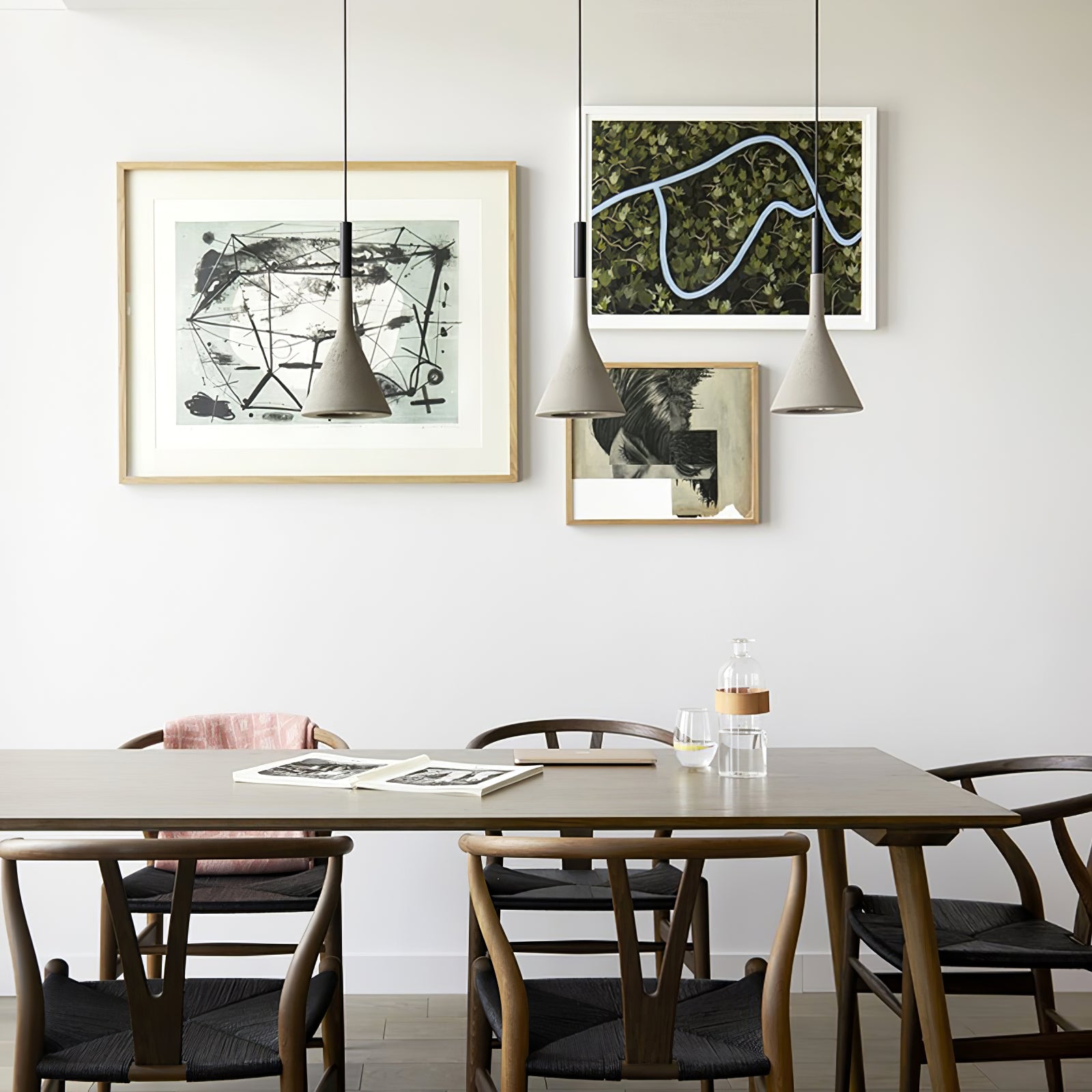 Conical Concrete Pendant Light - Blowlighting