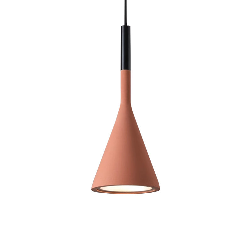 Conical Concrete Pendant Light - Blowlighting