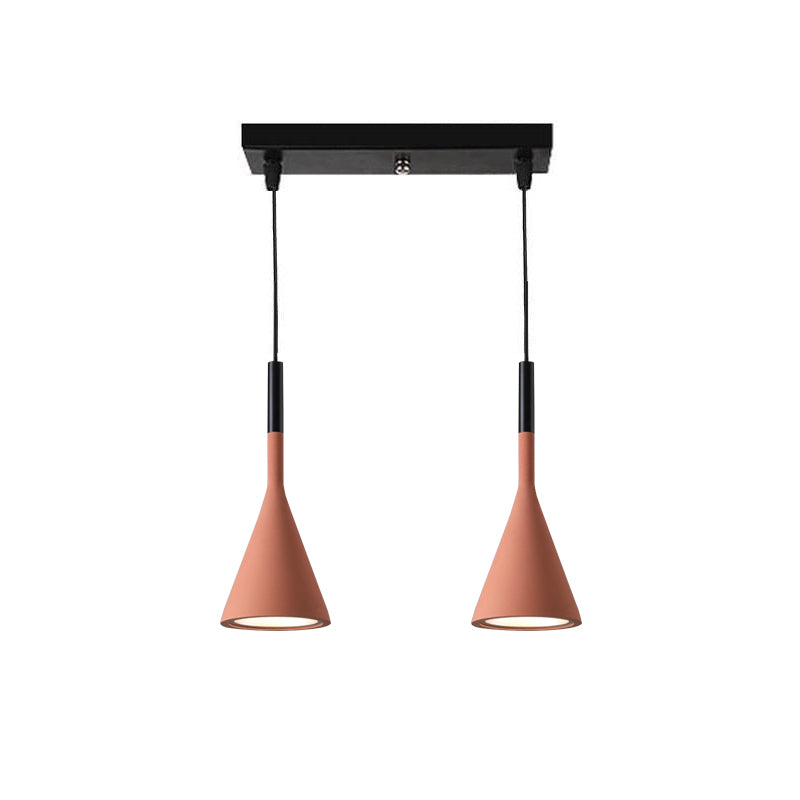 Conical Concrete Pendant Light - Blowlighting
