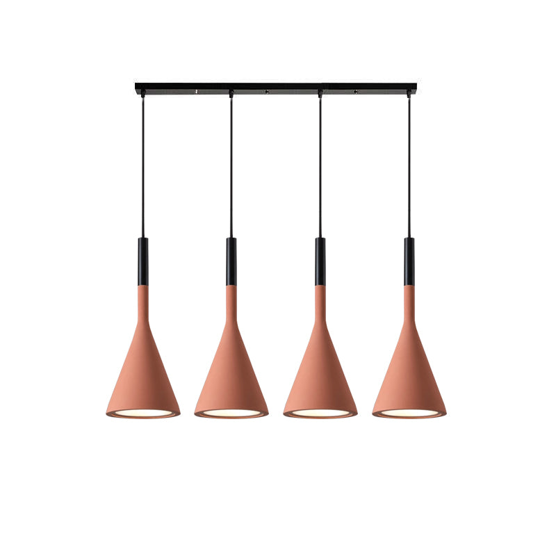 Conical Concrete Pendant Light - Blowlighting