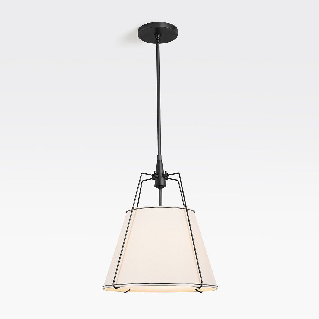 Veshaa Vintage Industrial Trommel Stoff Pendelleuchte-Letslighting