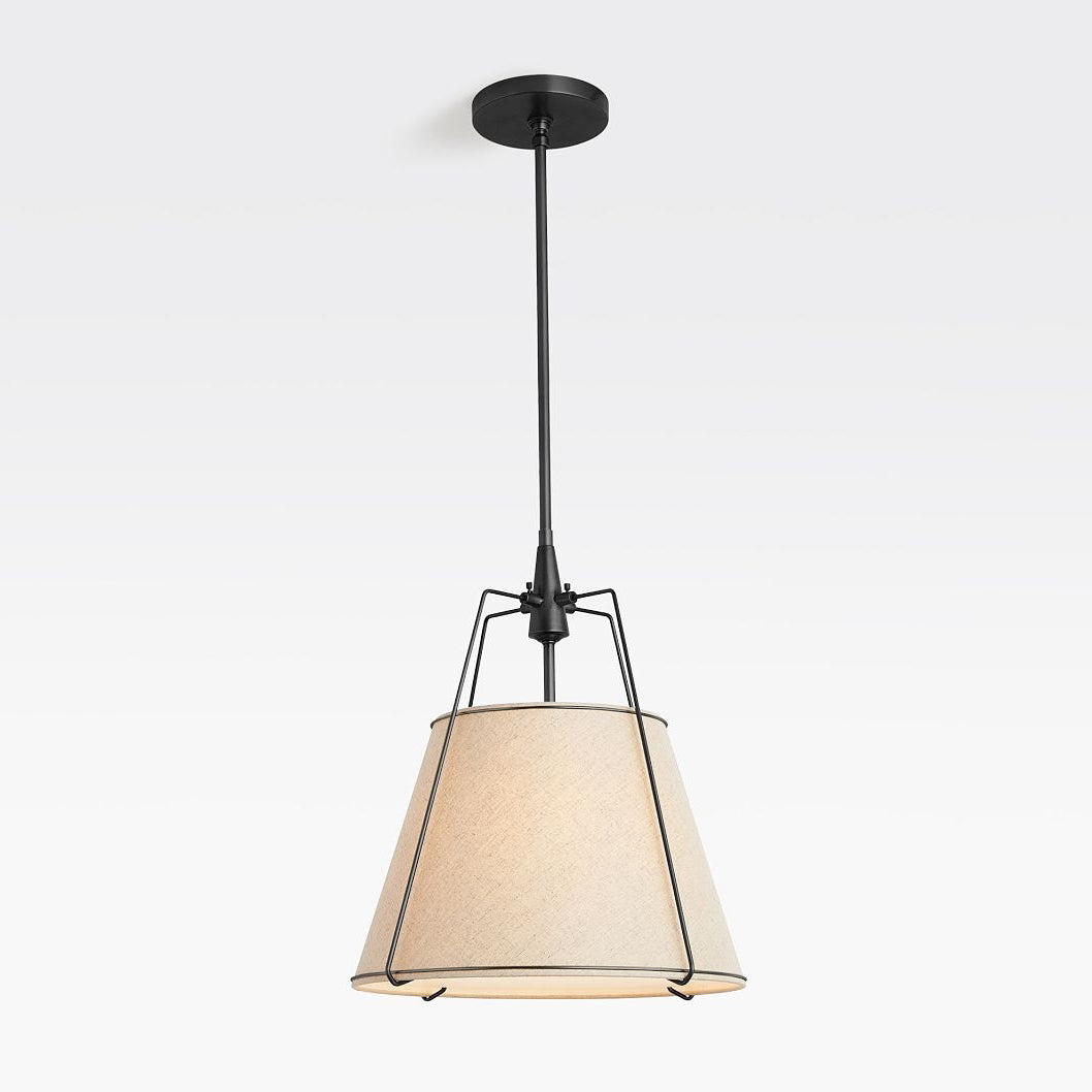Veshaa Vintage Industrial Trommel Stoff Pendelleuchte-Letslighting